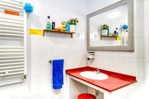 Koupelna v ubytování Itaca Hostel