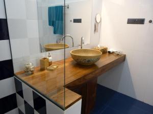 Koupelna v ubytování Madla rooms
