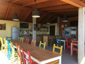 A kitchen or kitchenette at casa cologna glamping