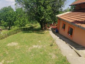Taman di luar Guest House Jevtović