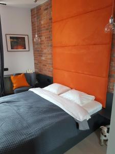 Posteľ alebo postele v izbe v ubytovaní Apartament Piwna 16 Gdańsk