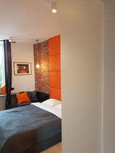 Posteľ alebo postele v izbe v ubytovaní Apartament Piwna 16 Gdańsk