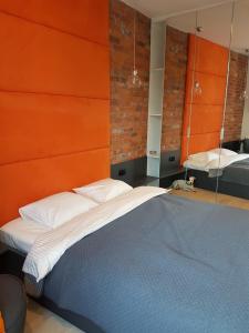 Posteľ alebo postele v izbe v ubytovaní Apartament Piwna 16 Gdańsk
