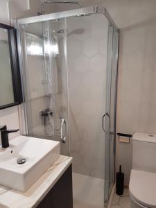 Kúpeľňa v ubytovaní Apartament Piwna 16 Gdańsk