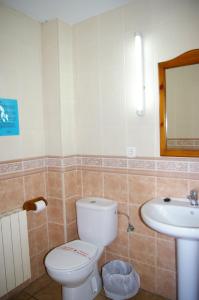 A bathroom at Hosteleria Santa Cruz