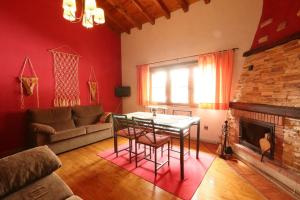 A seating area at Casa Gorio