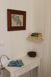 Biblioteca en la casa vacacional