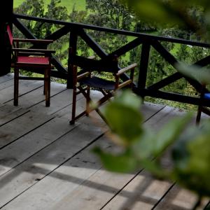 Balkón nebo terasa v ubytování El Pedregal Sopó