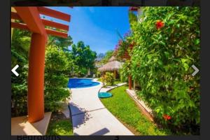 Bazén v ubytování Villa Ikal nebo v jeho okolí