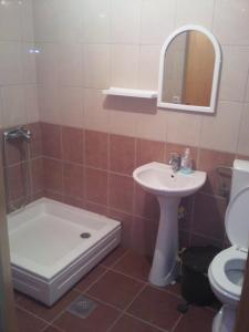 A bathroom at City Center Apartments Ohrid