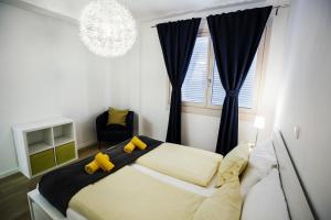 Ein Bett oder Betten in einem Zimmer der Unterkunft Stina Apartment