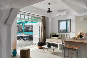 Posezení v ubytování Terra Mare Suites