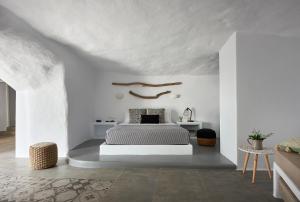 Postel nebo postele na pokoji v ubytování Terra Mare Suites