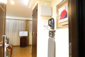 Kuchyň nebo kuchyňský kout v ubytování Hotel Résidence La Falaise
