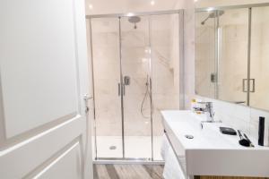 Koupelna v ubytování Eccelso Hotel