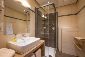 Vannituba majutusasutuses Hotel Garni Klocker