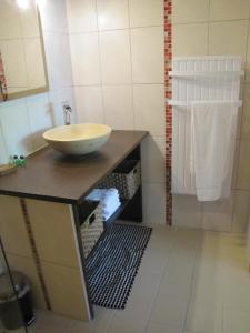 Koupelna v ubytování Gîte et Chambres d'hôtes, l'Erable