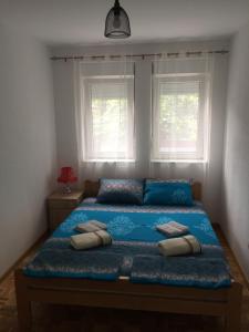 Postel nebo postele na pokoji v ubytování Apartman Ljutovac + 37 fotografií
