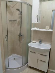 
Ванная комната в Апартаменты на Черноморской
