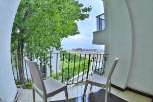 Balkón nebo terasa v ubytování Jijo's Hotel