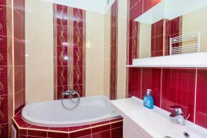 Kúpeľňa v ubytovaní Almafa Apartmanház