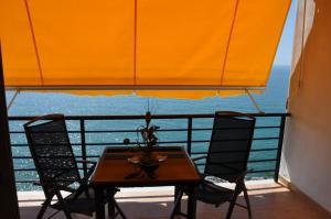 Balkon lub taras w obiekcie Studio Vue Mer