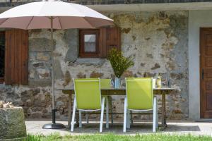 Patio nebo venkovní prostory v ubytování Moulin des Comtes - chambre des comtes