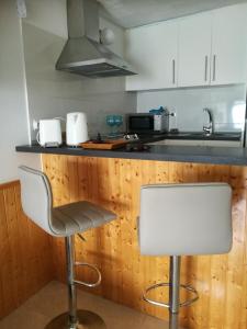 Kuchyň nebo kuchyňský kout v ubytování Aquarius Loft