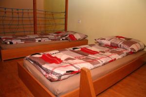 Postel nebo postele na pokoji v ubytování Penzion Pohoda