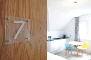 A bathroom at One Helena Road Serviced Apartments 