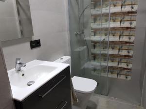 Koupelna v ubytování Casa Carol