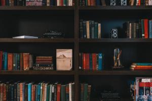 A biblioteca deste hotel