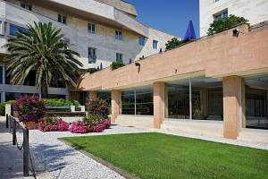 Vonkajšia záhrada v ubytovaní Grand Hotel Continental