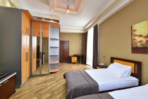 Letto o letti in una camera di Irmeni Hotel