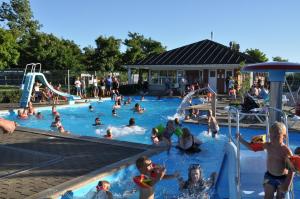 a group of people in a swimming pool at Esbjerg Camping in Esbjerg