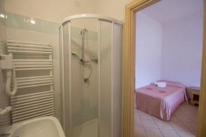 Koupelna v ubytování Gorropu Hotel