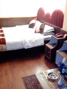 Cama o camas de una habitación en Hotel Mohit