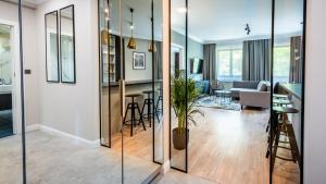 Posezení v ubytování A11 Apartments & SPA Dermique
