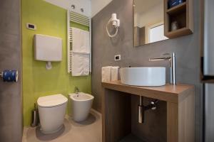 Koupelna v ubytování Hotel Internazionale