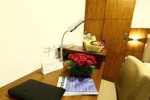 Posezení v ubytování The Altruist Business Hotel Andheri