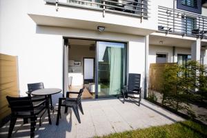 Balkón nebo terasa v ubytování Apartamenty Villa Baltica Rewal - jacuzzi na dachu, wi-fi, parking w cenie