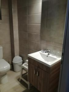 Koupelna v ubytování Hotel Marko