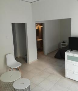TV a/nebo společenská místnost v ubytování Hotel Marko