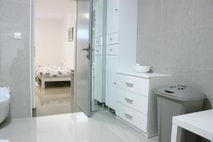 Posteľ alebo postele v izbe v ubytovaní Apartman Maksimir Relax Zagreb-75m2