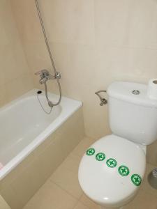 Koupelna v ubytování Hostal Santa Clara