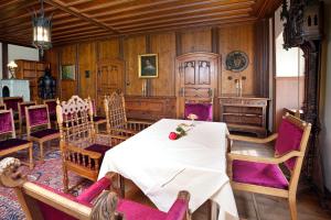 Posezení v ubytování Schloss zu Hopferau