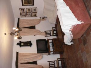 A seating area at Cortijo la Colá