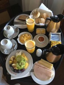 Opțiuni de mic dejun disponibile oaspeților de la Hacienda Santa Cristina