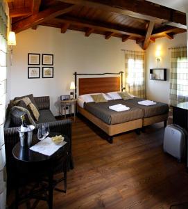 Postel nebo postele na pokoji v ubytování Hotel Fossa Mala
