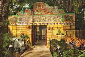 Un jardín fuera de Dreams Tulum Resort & Spa